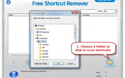 Free Shortcut Virus Remover – Scan &amp; Remove Broken ...