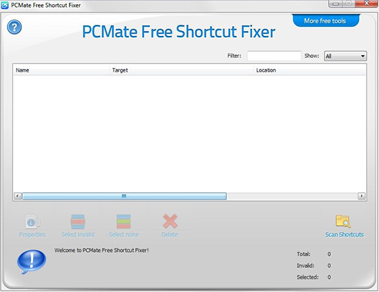 PCMate Free Shortcut Fixer