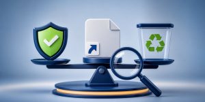 Reviewing a Windows shortcut before deciding whether to delete it