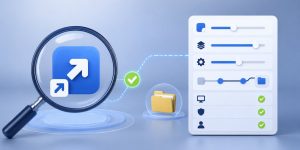 Inspecting Windows shortcut properties, target path, and security details